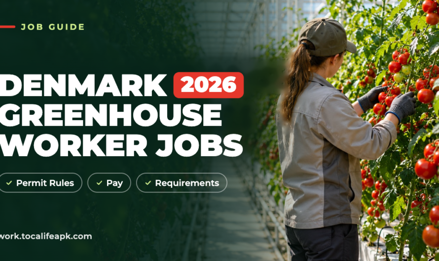 Denmark Greenhouse Worker Jobs 2026: Permit Rules & Pay